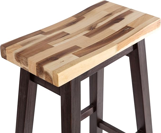 Boraam Sonoma Backless Saddle Kitchen Counter Stool - Blended Espresso