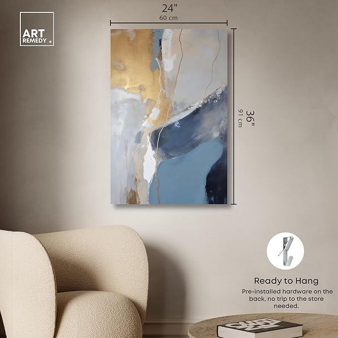 Art Remedy This Close Canvas Timeless Abstract Wall Art, Gallery Wrapped, 24" x 36"