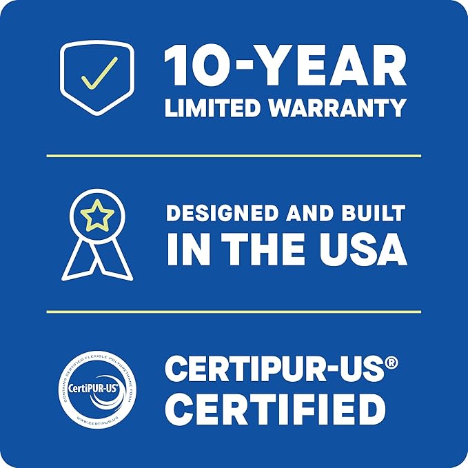 Sealy Dreamlife 10” Foam Mattress-in-a-Box, California King, SealyComfort Gel Memory Foam, Surface-Guard Technology, 10 Year Limited Warranty, Made in The USA