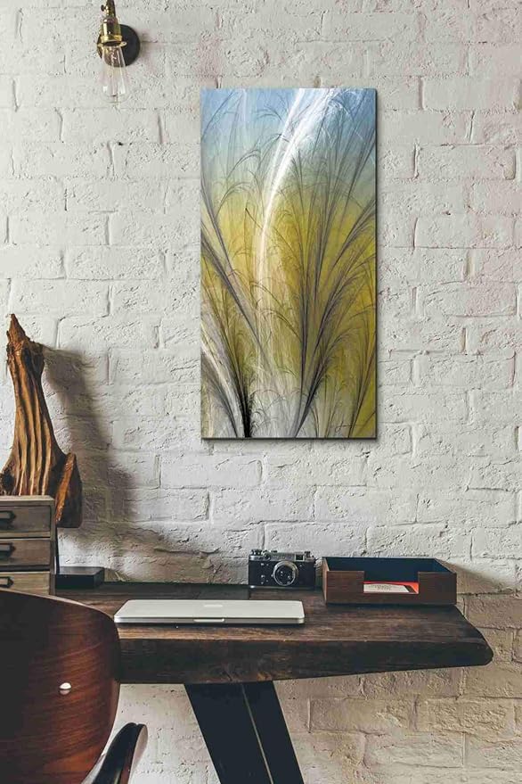 Epic Graffiti 'Fountain Grass III' by James Burghardt, Canvas Wall Art, 12"x24"
