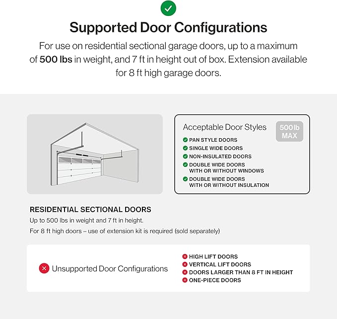 Genie Chain Glide Connect Essentials Smart Garage Door Opener - Reliable Chain Drive Opener With LED Lighting- Compatible with Alexa, SmartThings, Brilliant Smart Home