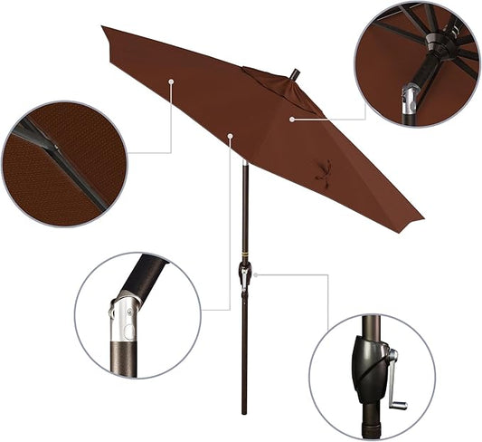 California Umbrella 7.5' Round Aluminum Market Umbrella