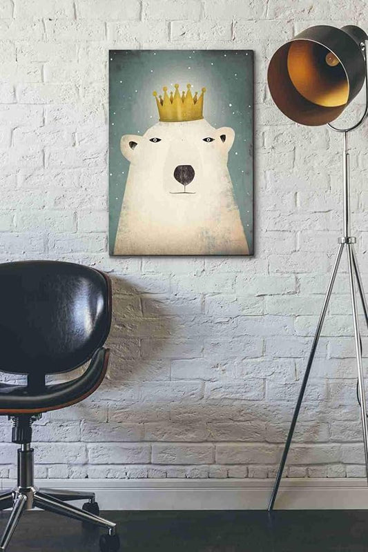 Epic Graffiti 'Polar King' by Ryan Fowler, Canvas Wall Art, 20"x24"