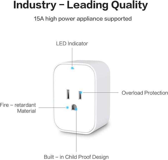 Aqara Smart Plug Plus Smart Light Switch (No Neutral, Single Rocker), with Energy Monitoring, Scheduling and Voice Control, Compatible with Alexa, Google Assistant, IFTTT, and Apple HomeKit Compatible