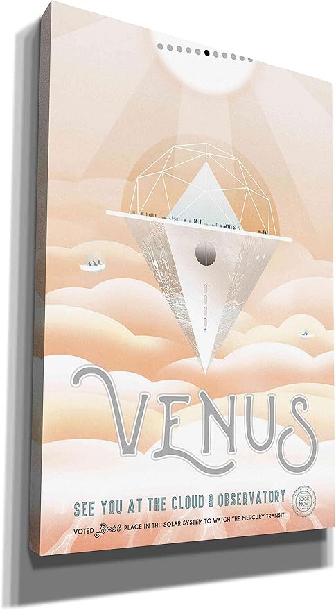 Epic Graffiti 'Visions of the Future: Venus' Canvas Wall Art, 12" x 18"