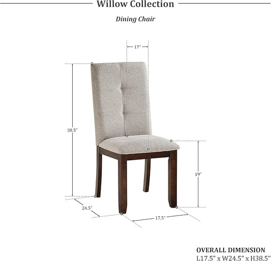 Lexicon Willow Dining Chair (Set of 2), Moonstone