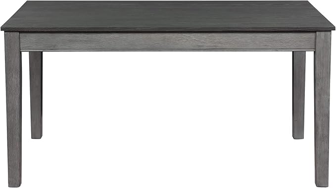 Homelegance Blair 60" Dining Table with Drawer, Grey