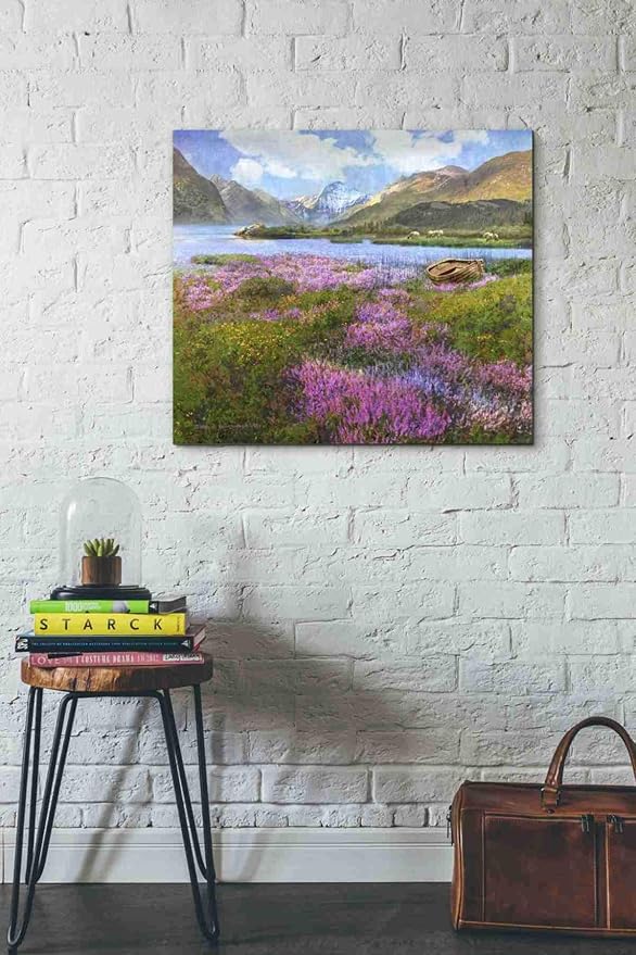 Epic Graffiti 'Heather Scotland' by Chris Vest, Canvas Wall Art, 26"x30"