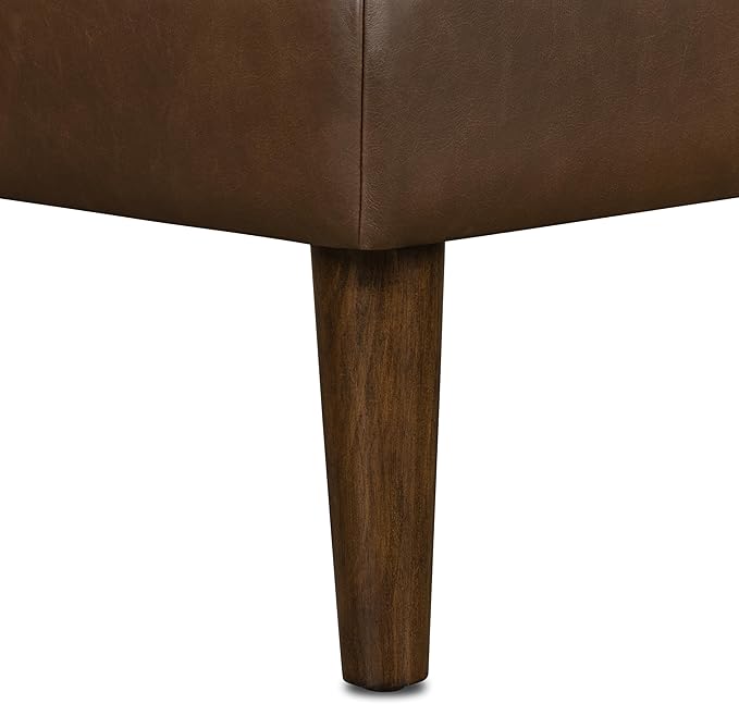 Poly & BARK Napa Ottoman in Cocoa Brown