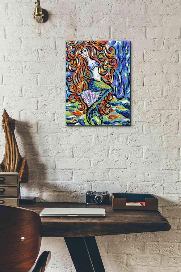 Epic Graffiti 'Ocean Friends III' by Carolee Vitaletti, Canvas Wall Art, 12"x16"