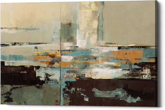 Epic Graffiti 'Morning Haze' by Silvia Vassileva, Canvas Wall Art, 18"x26"