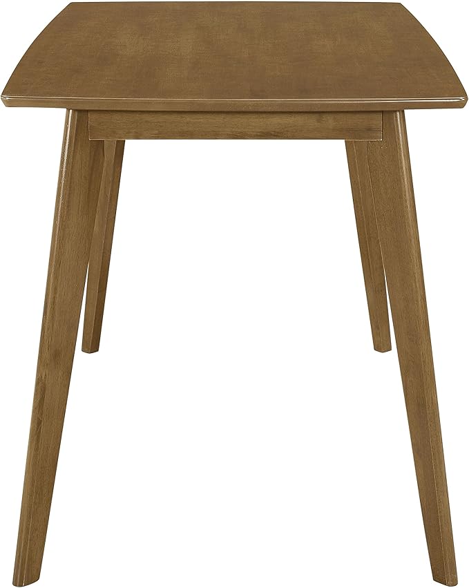 Coaster Home Furnishings - Kersey - Wood - 47-Inch Rectangular Dining Table with Angled Legs, Chestnut Finish, Mid-Century Modern Style - Dining Room & Home Kitchen - Chestnut - 103061
