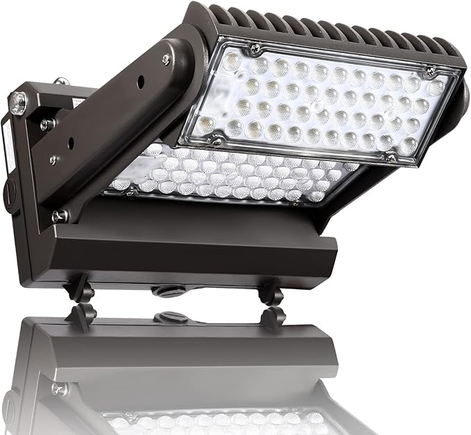 Rotatable LED Wall Pack Light with Dusk to Dawn Photocell, 150W 21000LM 800-1000W HPS/HID Equiv., 5000K Daylight ETL Commercial Outdoor Security Lighting for Warehouse, Entrance, Parking, Garage