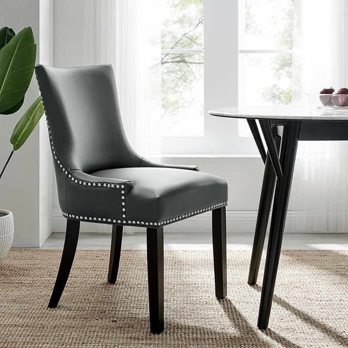 Modway Marquis Chair, Gray 25 x 22 x 36