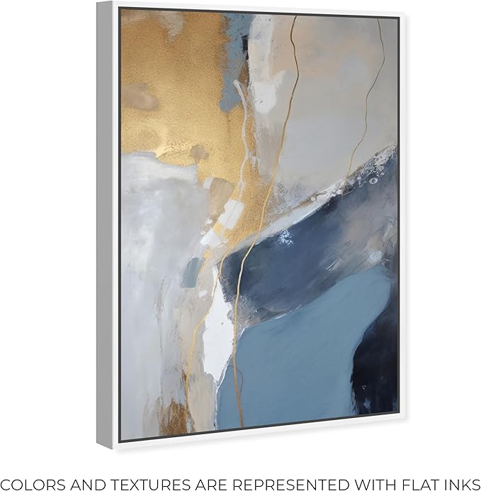Art Remedy This Close Canvas Timeless Abstract Wall Art, White Frame, 24" x 36"