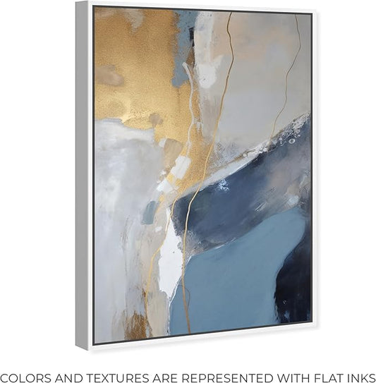 Art Remedy This Close Canvas Timeless Abstract Wall Art, White Frame, 30" x 45"