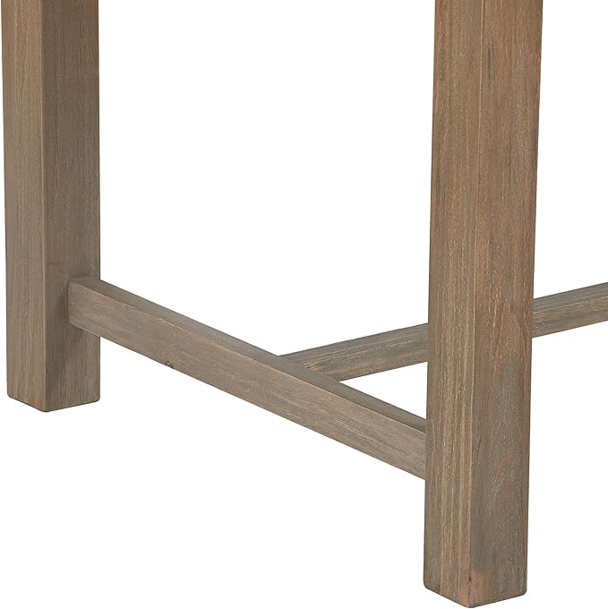 Tommy Hilfiger Elmhurst Dining Table, Black and Weathered Grey