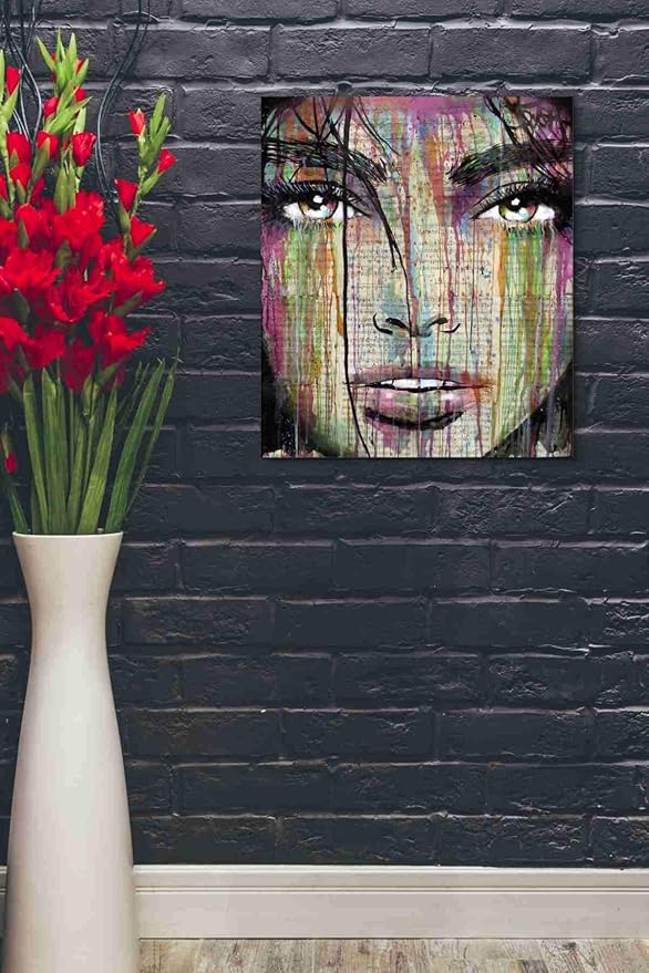 Epic Graffiti 'Dark Kisses' by Loui Jover, Canvas Wall Art, 18"x26"