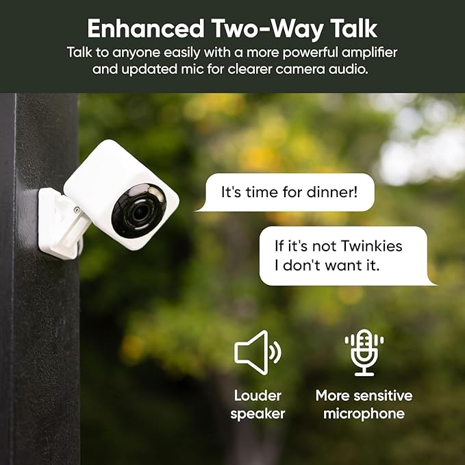WyzeCam v4 with 20ft Extension Cable, 2.5K QHD IP65 Indoor/Outdoor Home Security Camera w Night Vision, Spotlight & Siren, 2-Way Audio, Baby/Pet Monitor, Works with Alexa & Google Assistant, Grey