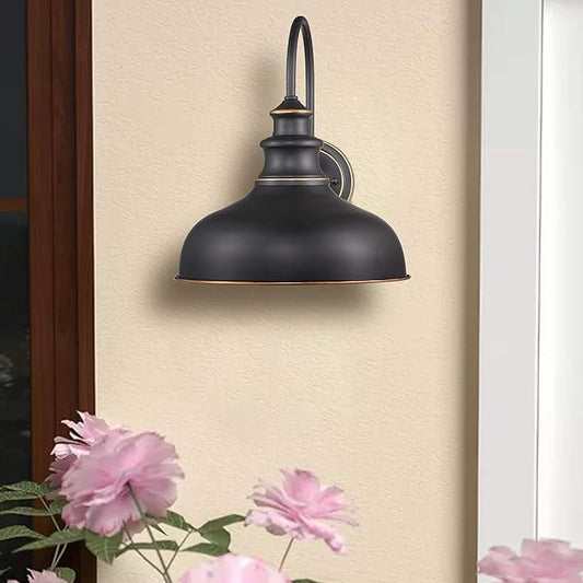 zeyu Farmhouse Barn Light, Wall Sconce Lighting 11 inches, Black Finish, 02A390 ROB