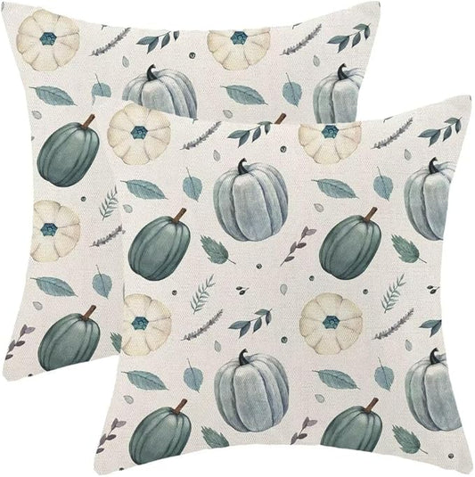 BETGINY Fall Pillow Covers 18X18 Inch Set of 2 Autumn Pumpkin Decorative Throw Pillow Covers Farmhouse Fall Decor Harvest Throw Pillow Cover Thanksgiving Decorations for Sofa Couch Home