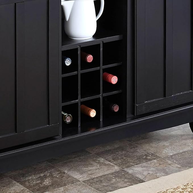 homestyles Server sideboards-buffets-credenzas, Black