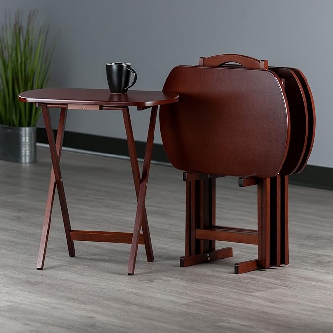 Winsome Wood TV Tray Set