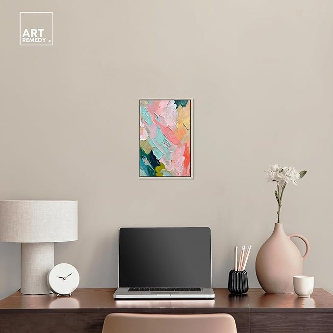 Art Remedy Pastel Layers Canvas Pastel Wall Art, Silver Frame, 10" x 15"