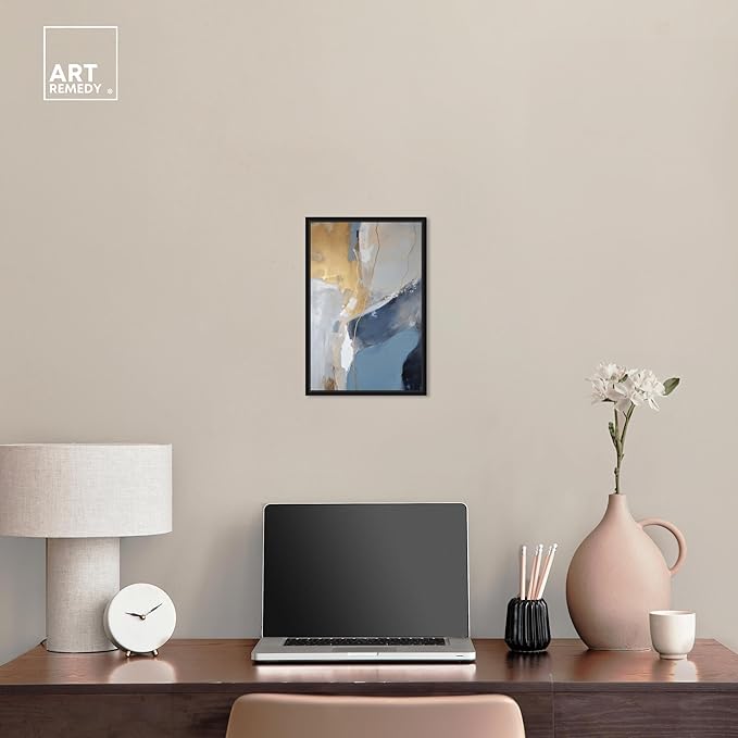 Art Remedy This Close Canvas Timeless Abstract Wall Art, Black Frame, 10" x 15"