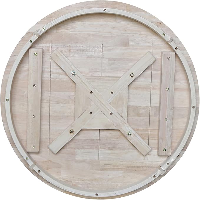 International Concepts 30" Round Top Natural Wood Counter Table