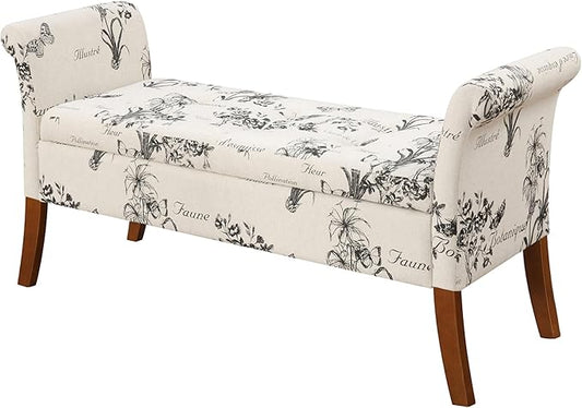 Designs4Comfort Garbo Entryway Storage Bench