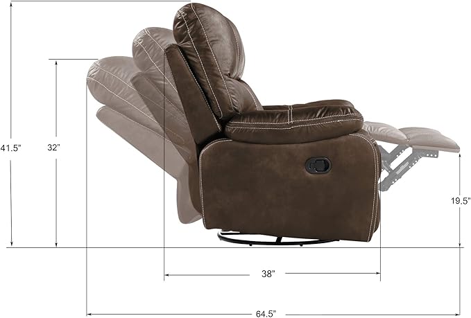 Zoey Chocolate Brown Power Loveseat with Dual Recliners, Hidden Storage, and USB Charging Station