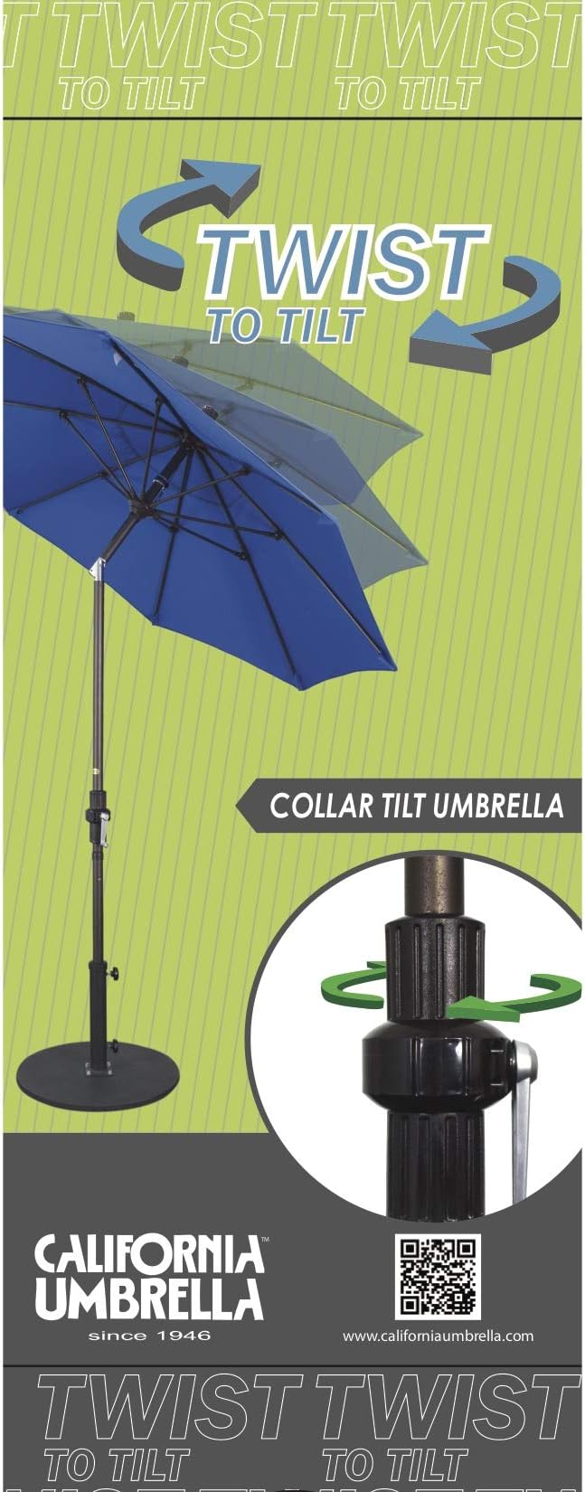 California Umbrella 11' Rd Tahoe Series Aluminum Patio Umbrella