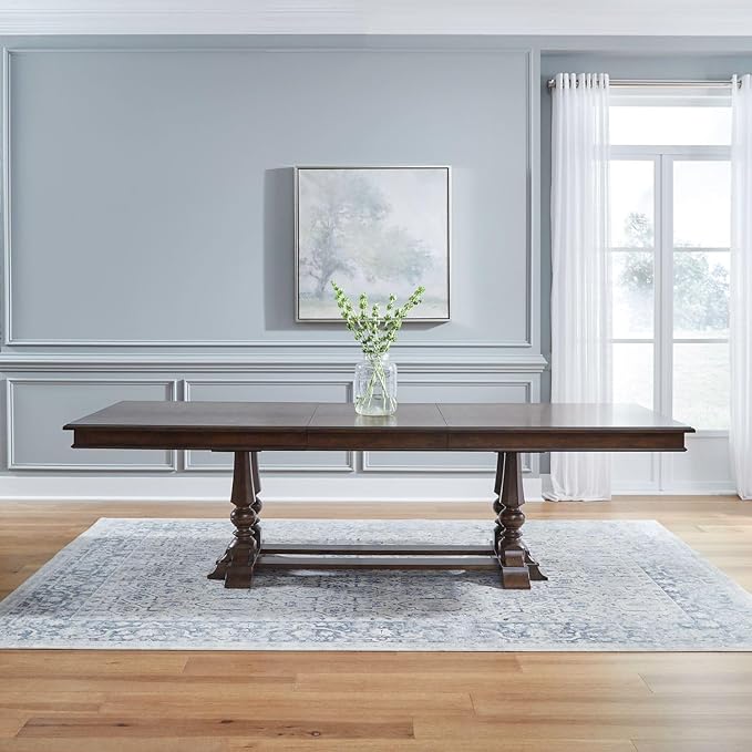 Liberty Furniture Arden Road Dining Room Trestle Table - Satin Cherry