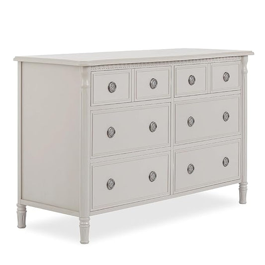 Evolur Julienne 6 Double Dresser Clay, 54x20.30x33 Inch (Pack of 1)