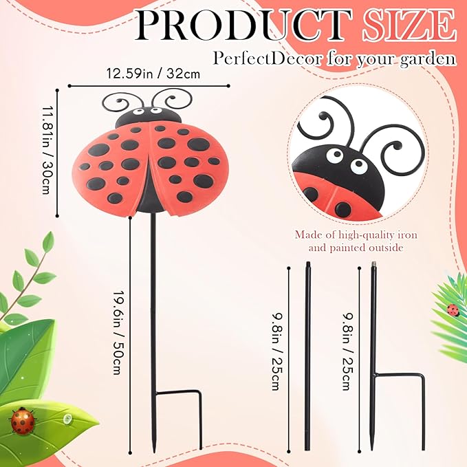 Reallnaive Small Metal Plant Umbrella for Outdoor Bee Garden Decor Umbrella Plants Shade Cover Sunshade Disk Outdoor for Potted Live Decor