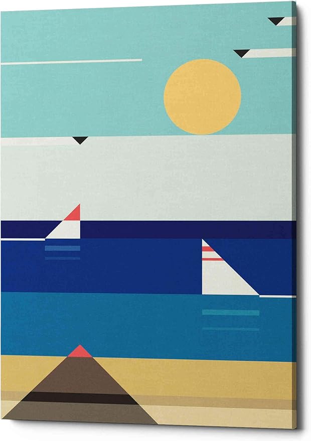 Epic Graffiti 'Quiet Sea' by Antony Squizzato, Canvas Wall Art, 26"x40"
