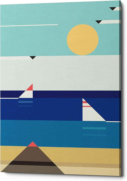 Epic Graffiti 'Quiet Sea' by Antony Squizzato, Canvas Wall Art, 26"x40"