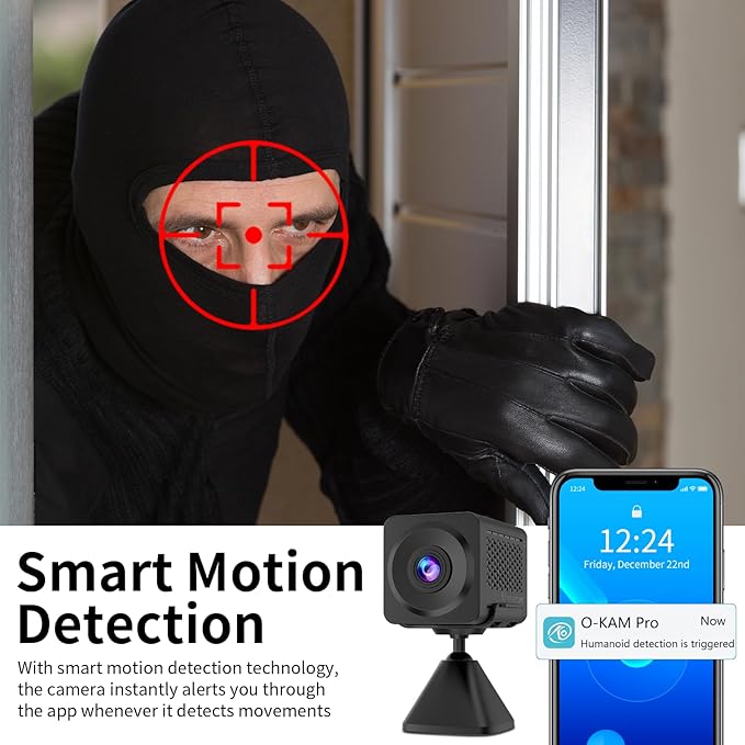 VSTARCAM 3MP Security Camera, Built-in Battery, Low-Light Full-Color Night Vision, Motion Detection, Siren, 2-Way Audio, Remote Viewing, Cloud & SD Card Storage (up to 256GB)