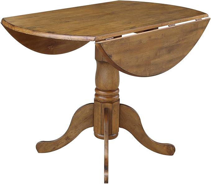 International Concepts 3 Piece Dinette Set in Pecan