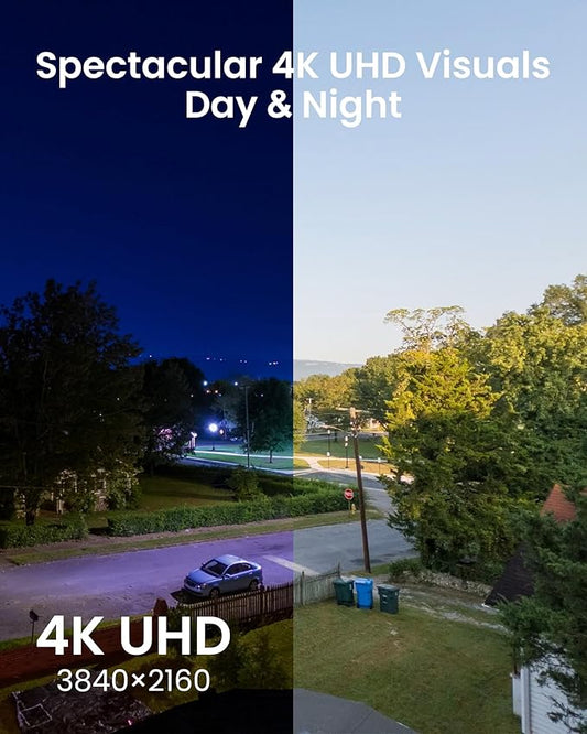 ZOSI 32CH 4K PoE Security Camera System, Face Person Vehicle Detection, 2 Way Audio, Spotlight Siren, 24pcs 8MP Outdoor Indoor IP Cameras, 32 Channel 4K NVR with 8TB HDD for 24/7 Recording