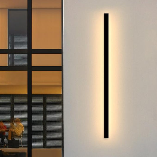 Outdoor Wall Lights for House - 94inch Modern Outdoor Wall Light Fixture Long Strip Wall Sconce, Ip65 Waterproof Exterior Wall Mount Outside Garage Lights for Living Room, Porch