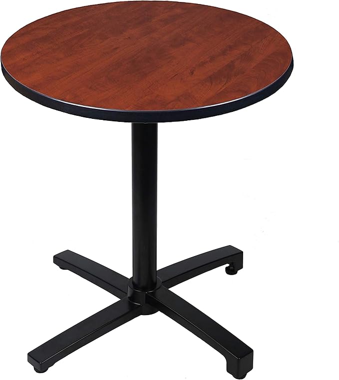 Restaurant X-Table Base (28") with Flip Top Mechanism - Aluminum, Folding Multi-Purpose, Nesting Storage, Dining Height (Black)