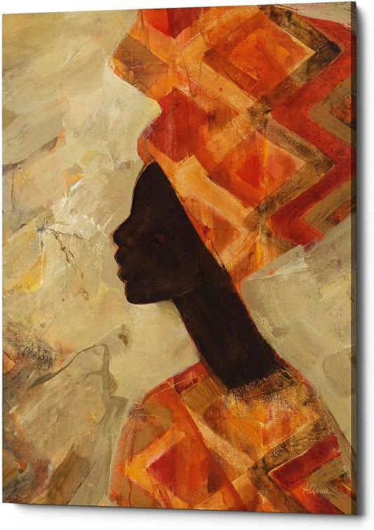 Epic Graffiti 'African Beauty II' by Albena Hristova, Canvas Wall Art, 26"x34"
