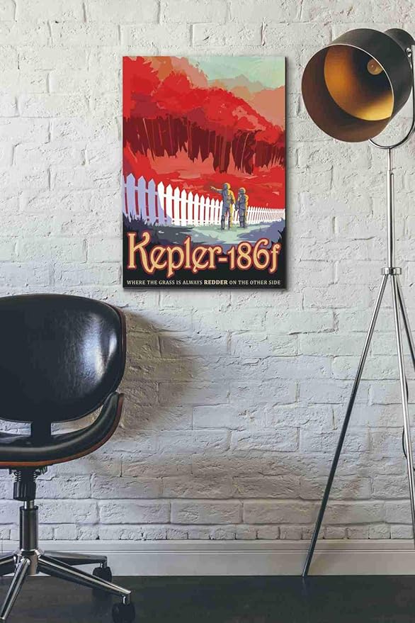 Epic Graffiti 'Visions of the Future: Kepler-186f' Canvas Wall Art, 18" x 26"