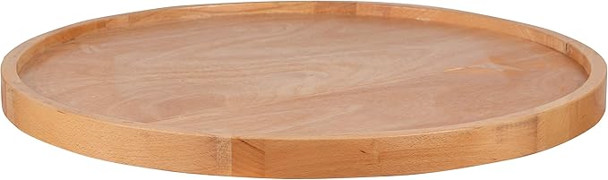 Flash Furniture Mayfair 30" Round Butcher Block Style UV Treated Commercial Grade Table Top