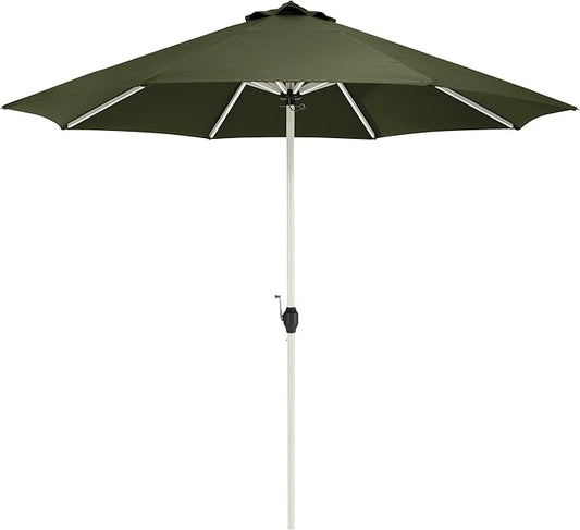 Classic Accessories Montlake™ Fadesafe™ 9' Round Aluminum Patio Umbrella, Heather Fern