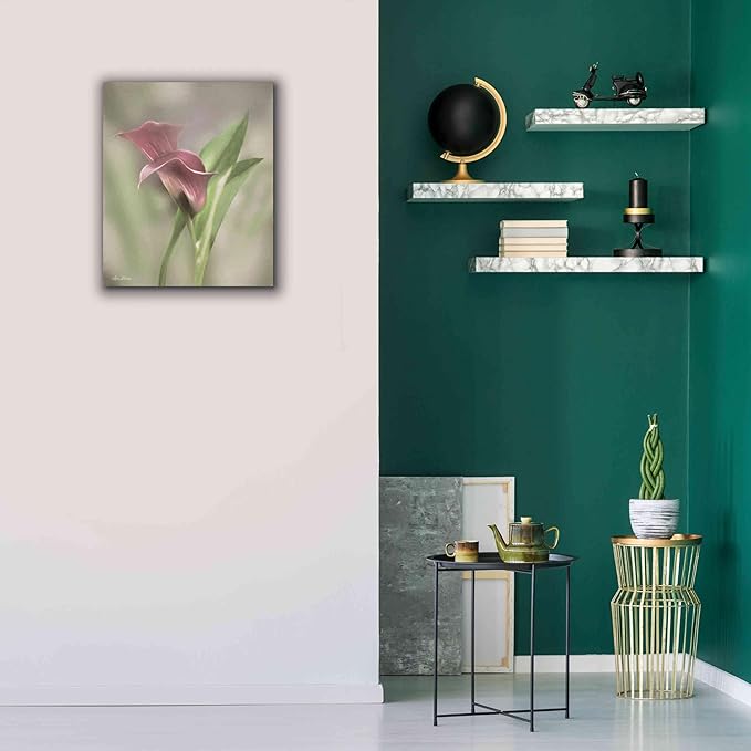 Epic Graffiti 'Pink Calla Lily' by Lori Deiter, Canvas Wall Art, 20"x24"