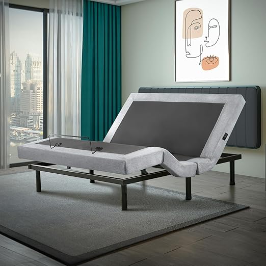 California King Adjustable Bed Base | Dual Massage | USB Ports | Zero Gravity | Anti-Snore | Memory Positions | Under Bed Lighting | Wireless Remote | Zero Clearance