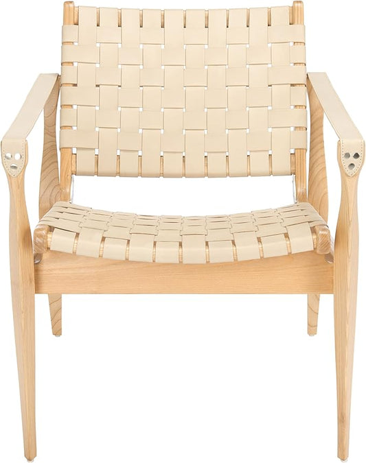 Safavieh Couture Dilan Leather Safari Chair